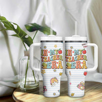 Teachers Tumbler With Handle In My Teacher Era Preschool Kindergarten Teaching Life - Wonder Print Shop