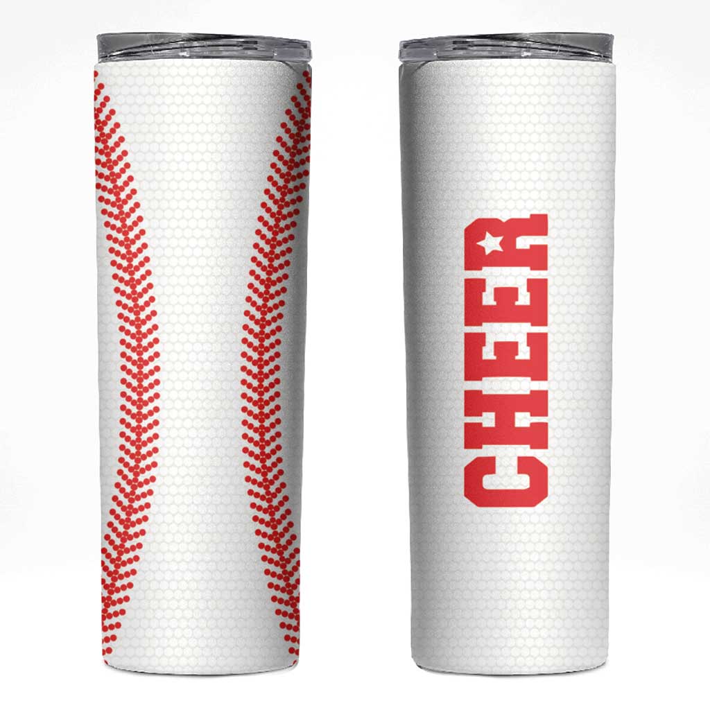 Baseball Skinny Tumbler Sports Gameday Baseball Gifts Sports Lovers Fan Players Coach - Wonder Print Shop