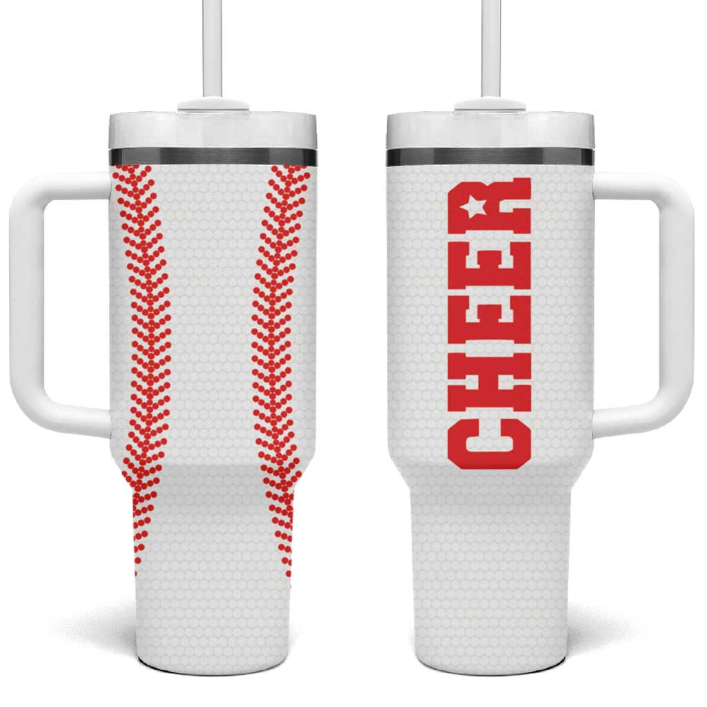 Baseball Tumbler With Handle Sports Gameday Baseball Gifts Sports Lovers Fan Players Coach - Wonder Print Shop