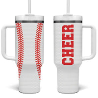 Baseball Tumbler With Handle Sports Gameday Baseball Gifts Sports Lovers Fan Players Coach - Wonder Print Shop