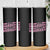 Breast Cancer Awareness Skinny Tumbler Warrior Not a Worrier Inspirational Words - Wonder Print Shop