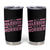 Breast Cancer Awareness Tumbler Cup Warrior Not a Worrier Inspirational Words - Wonder Print Shop