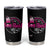 Cute Ghost Halloween Breast Cancer Awareness Tumbler Cup Breast Cancer Is Boo Sheet - Wonder Print Shop
