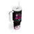 Cute Ghost Halloween Breast Cancer Awareness Tumbler With Handle Breast Cancer Is Boo Sheet - Wonder Print Shop
