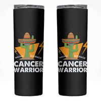 Funny Cancer Fighter Skinny Tumbler Inspirational Quote Chemo Patient Gift Nacho Average Cancer Warrior