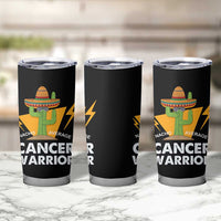 Funny Cancer Fighter Tumbler Cup Inspirational Quote Chemo Patient Gift Nacho Average Cancer Warrior