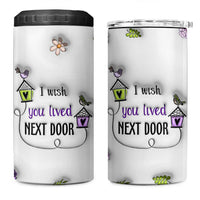 I Wish We Lived Closer 4 in 1 Can Cooler Tumbler Long Distance Relationship Friendship Gifts For Sister Best Friend Bestie