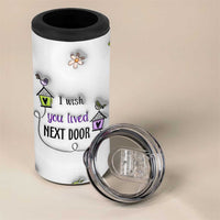 I Wish We Lived Closer 4 in 1 Can Cooler Tumbler Long Distance Relationship Friendship Gifts For Sister Best Friend Bestie