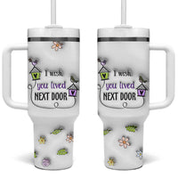 I Wish We Lived Closer Tumbler With Handle Long Distance Relationship Friendship Gifts For Sister Best Friend Bestie