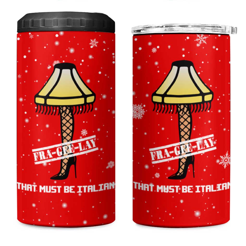 Funny Christmas 4 in 1 Can Cooler Tumbler Gifts for Women Men Coworkers Frageelay - Wonder Print Shop