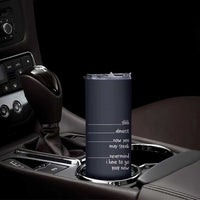 Funny Gag Gifts Skinny Tumbler Shh Almost Now You May Speak Nevermind I Have To Go Poop Now