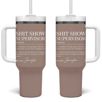 Boss Gifts Tumbler With Handle Shit Show Supervisor for Boss Team Manger Director Thank You - Wonder Print Shop