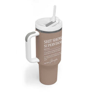 Boss Gifts Tumbler With Handle Shit Show Supervisor for Boss Team Manger Director Thank You - Wonder Print Shop
