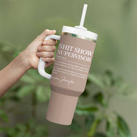 Boss Gifts Tumbler With Handle Shit Show Supervisor for Boss Team Manger Director Thank You - Wonder Print Shop