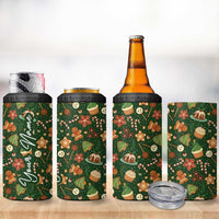 Personalized Christmas 4 in 1 Can Cooler Tumbler Custom Name Car Cup Holder Xmas Gifts - Wonder Print Shop