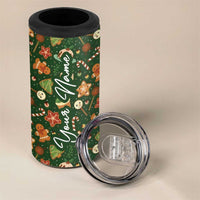 Personalized Christmas 4 in 1 Can Cooler Tumbler Custom Name Car Cup Holder Xmas Gifts - Wonder Print Shop