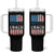 Harris Walz Tumbler With Handle Prosecutor And The Coach 2024 Vintage American Flag - Wonder Print Shop