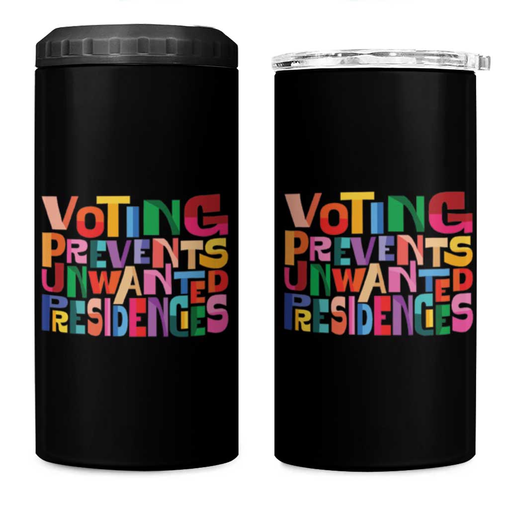 US Election Political 2024 4 in 1 Can Cooler Tumbler Voting Prevents Unwanted Presidencies - Wonder Print Shop