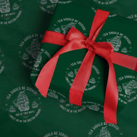 Tea Should Be Served In The Boston Harbor Wrapping Paper Roll Funny Sarcastic American History