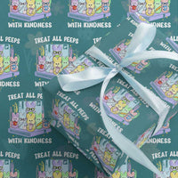 Teachers Easter Wrapping Paper Roll Treat All Peeps With Kindness