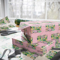 Teachers St Patrick's Day Wrapping Paper Roll One Lucky Teacher Retro Groovy - Wonder Print Shop