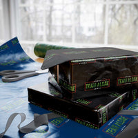 Team Algae Satire Wrapping Paper Roll Funny Lincoln Memorial Reflecting Pool Meme Parody