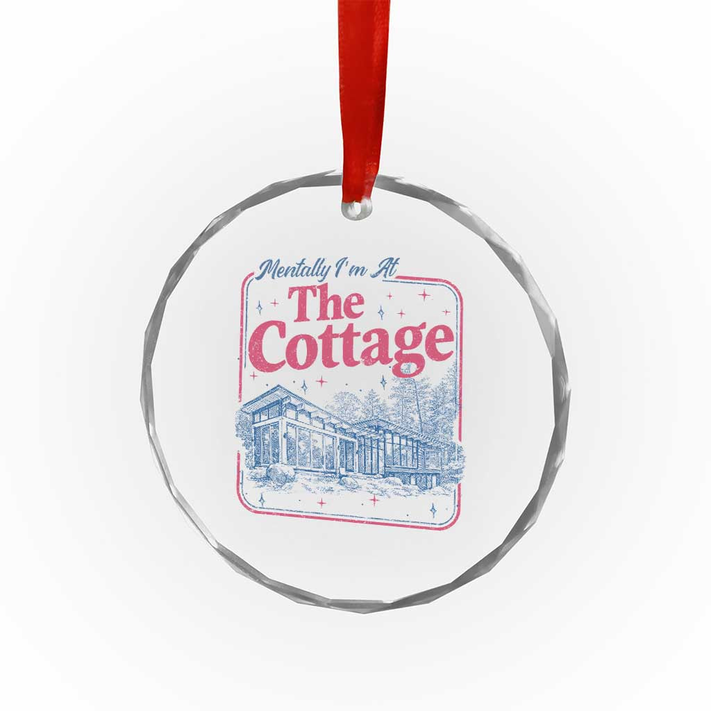 Team Hollanov Fan Crystal Glass Ornament Mentally Im At The Cottage LGBT Romance Hockey