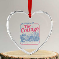 Team Hollanov Fan Heart Crystal Glass Ornament Mentally Im At The Cottage LGBT Romance Hockey
