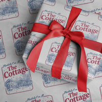 Team Hollanov Fan Wrapping Paper Roll Mentally Im At The Cottage LGBT Romance Hockey