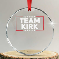 Team Kirk Crystal Glass Ornament Last Name Kirk Family Name Matching Member Surname TS10