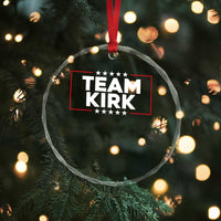Team Kirk Crystal Glass Ornament Last Name Kirk Family Name Matching Member Surname TS10