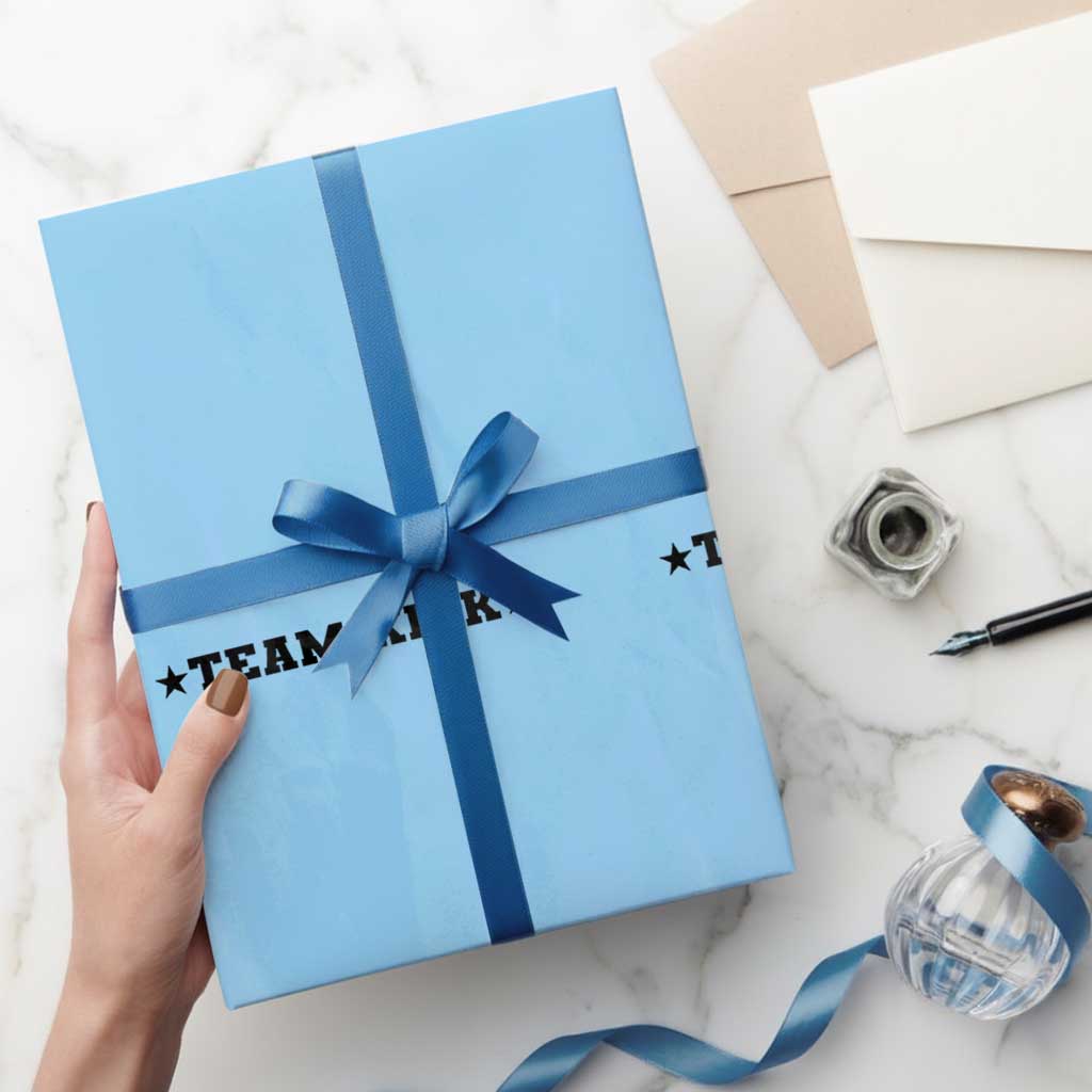 Team Kirk Wrapping Paper Roll Last Name Funny Surname Team Kirk Family Reunion - Wonder Print Shop
