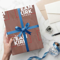 Team Kirk Wrapping Paper Roll Last Name Kirk Family Name Matching Member Surname - Wonder Print Shop