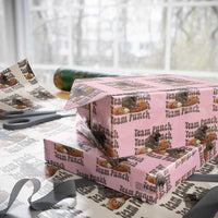 Team Punch Monkey Wrapping Paper Roll Baby Monkey And Plush Toy Viral