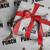 Team Punch Monkey Wrapping Paper Roll Viral Trend Baby Monkey Meme