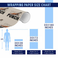Team Punch Monkey Wrapping Paper Roll Viral Trend Baby Monkey Meme