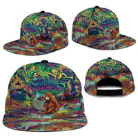 Team Punch The Monkey Snapback Cap Baby Monkey Stay Strong Graffiti Style