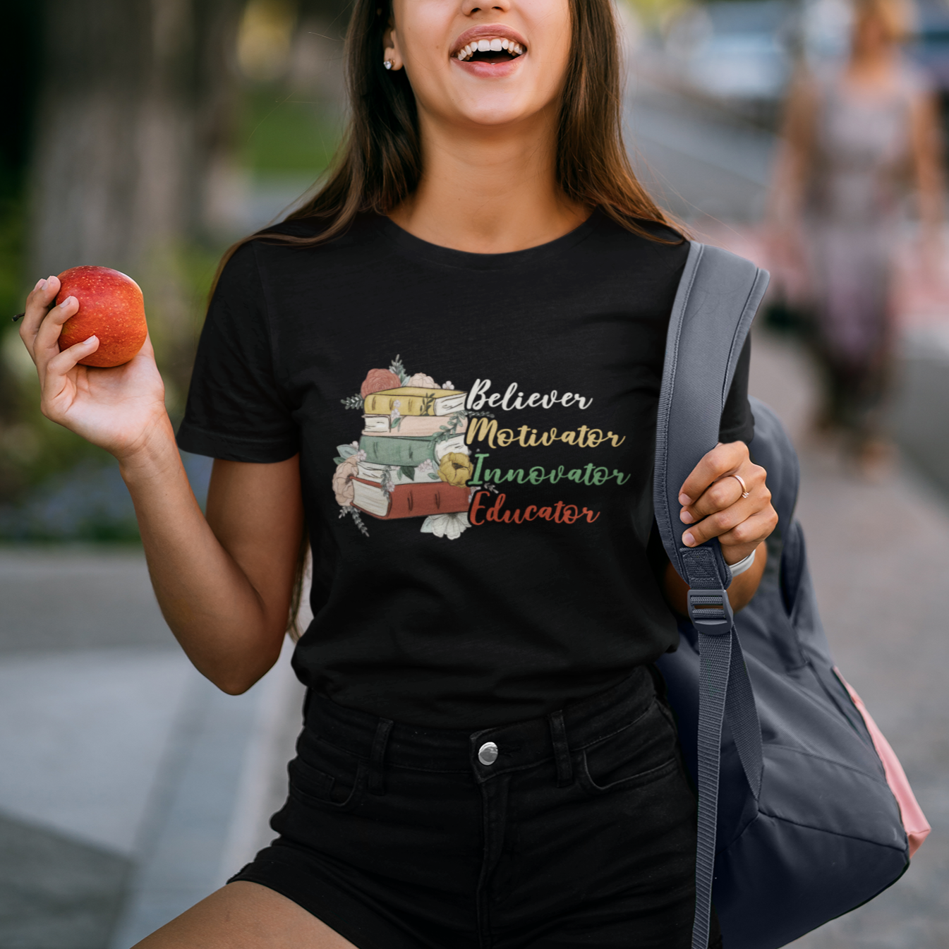 Teacher T Shirt Believer Motivator Innovator Educator Teach Inspire Love Teacher T-Shirt, Back To School Shirt, Gift For Teacher, Funny Teaching - Wonder Print Shop