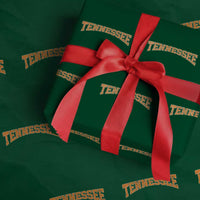 Tennessee Fan Wrapping Paper Roll Orange Bold Sport State Letters Game Day