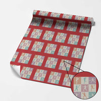 Tennis Lover Colorful Pastel Grid Sports Fan Gift Wrapping Paper Roll - Wonder Print Shop