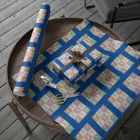 Tennis Lover Colorful Pastel Grid Sports Fan Gift Wrapping Paper Roll - Wonder Print Shop