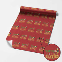 Tequila Tacos And Besties Wrapping Paper Roll Funny Mexican Fiesta Cinco De Mayo