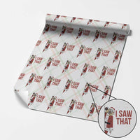 Terrifier Santa Christmas Movie Wrapping Paper Roll I Saw That Meme - Wonder Print Shop