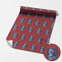 Terrifier Santa Christmas Wrapping Paper Roll Slashing Through The Snow - Wonder Print Shop