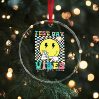 Test Day 67 Meme Crystal Glass Ornament You Got This Testing Teacher Retro Grooves