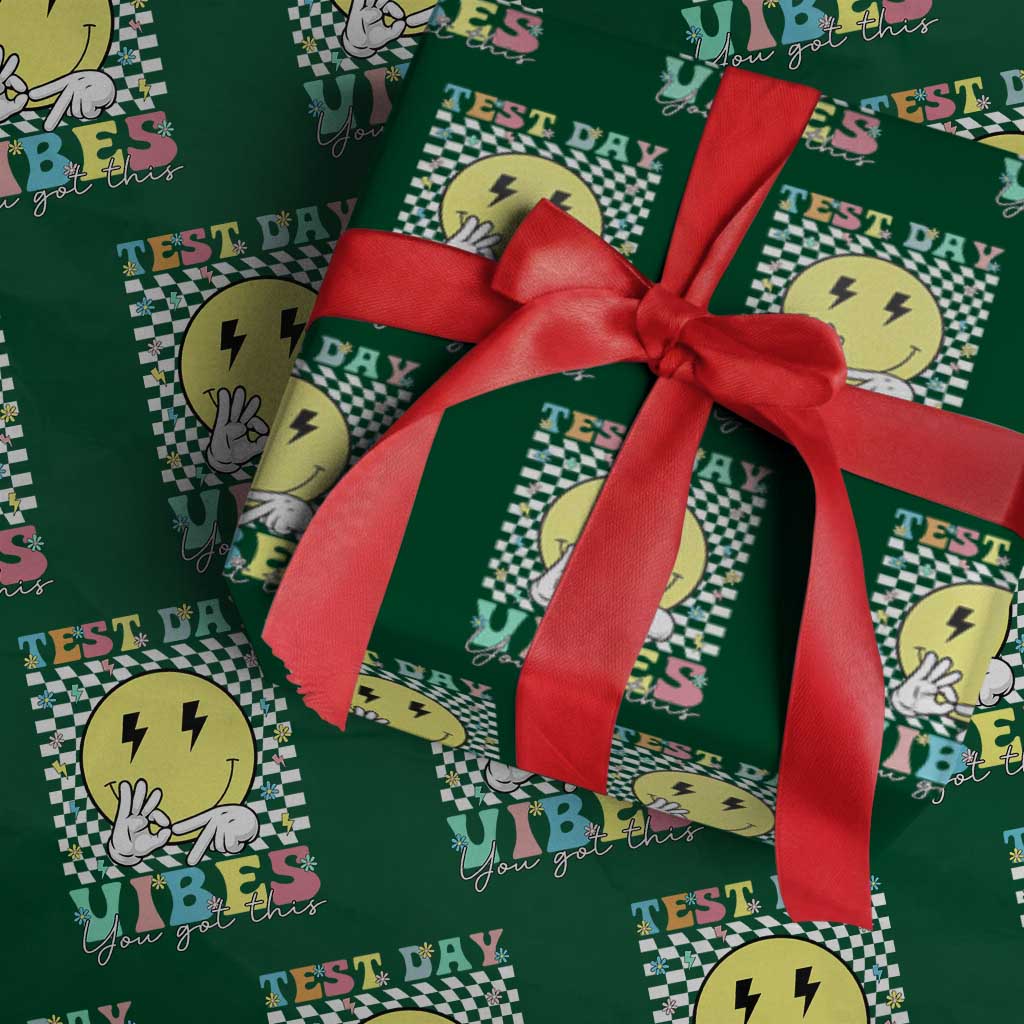 Test Day 67 Meme Wrapping Paper Roll You Got This Testing Teacher Retro Grooves