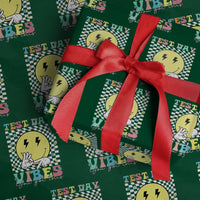 Test Day 67 Meme Wrapping Paper Roll You Got This Testing Teacher Retro Grooves