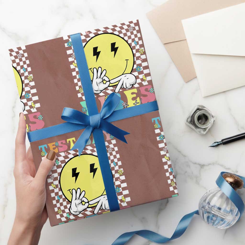 Test Day 67 Meme Wrapping Paper Roll You Got This Testing Teacher Retro Grooves
