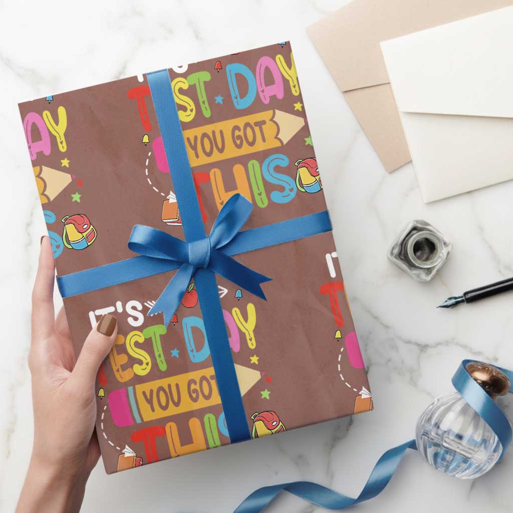 Test Day You Got This Wrapping Paper Roll