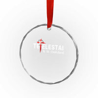 Tetelestai It Is Finished Crystal Glass Ornament Jesus Last Words Christian Easter